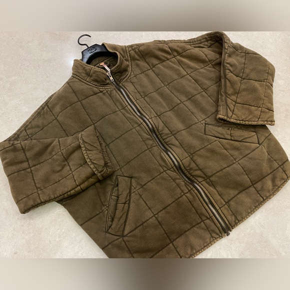 Free People Dolman Quilted Knit Jacket In Sea Spray Size XL - Picture 3 of 13